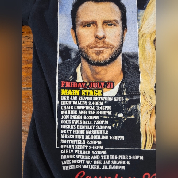 Faster Horses Concert 2017 Country Music Festival T-Shirt size Small - Picture 5 of 9